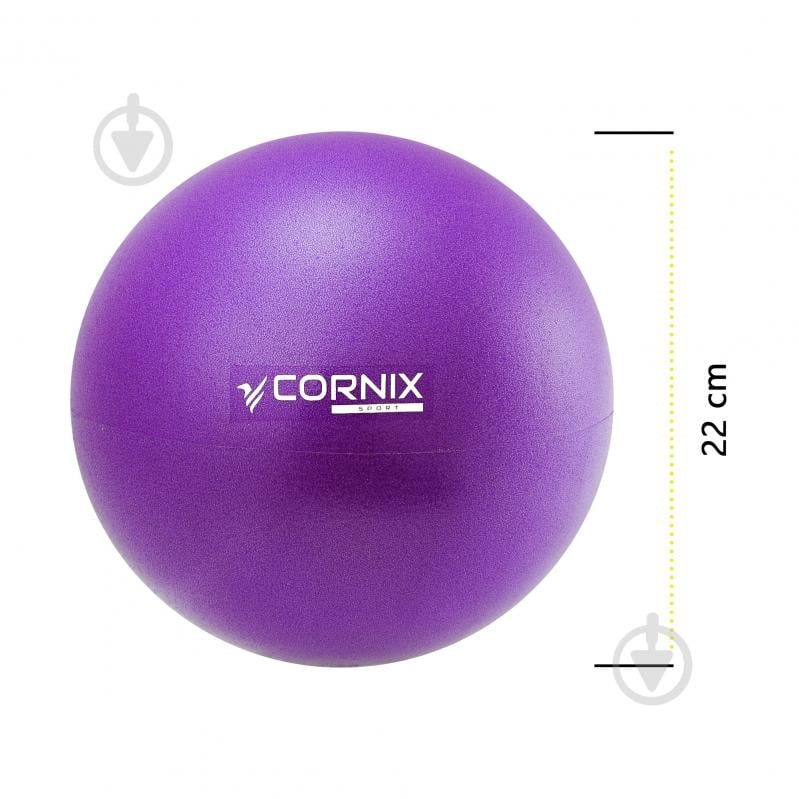Гімнастичний м'яч Cornix MiniGYMball Purple d22 см XR-0225 - фото 6