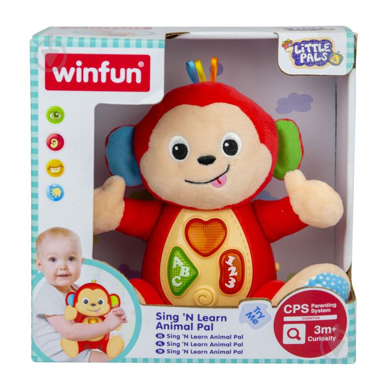 Игрушка музыкальная Winfun Обезьянка 0275-01 - фото 1