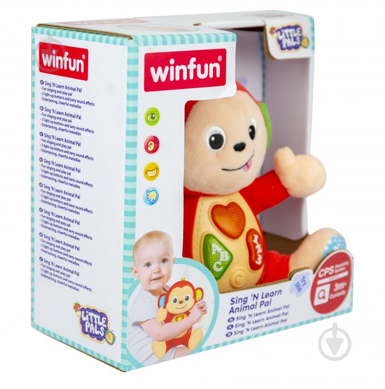 Игрушка музыкальная Winfun Обезьянка 0275-01 - фото 3