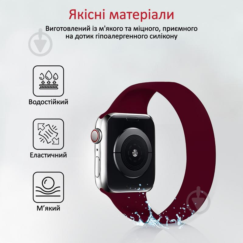 Ремінець Promate Loop-40XL для Apple Watch 38-40 мм 1/2/3/4/5/6/7/SE red loop-40xl.red - фото 4