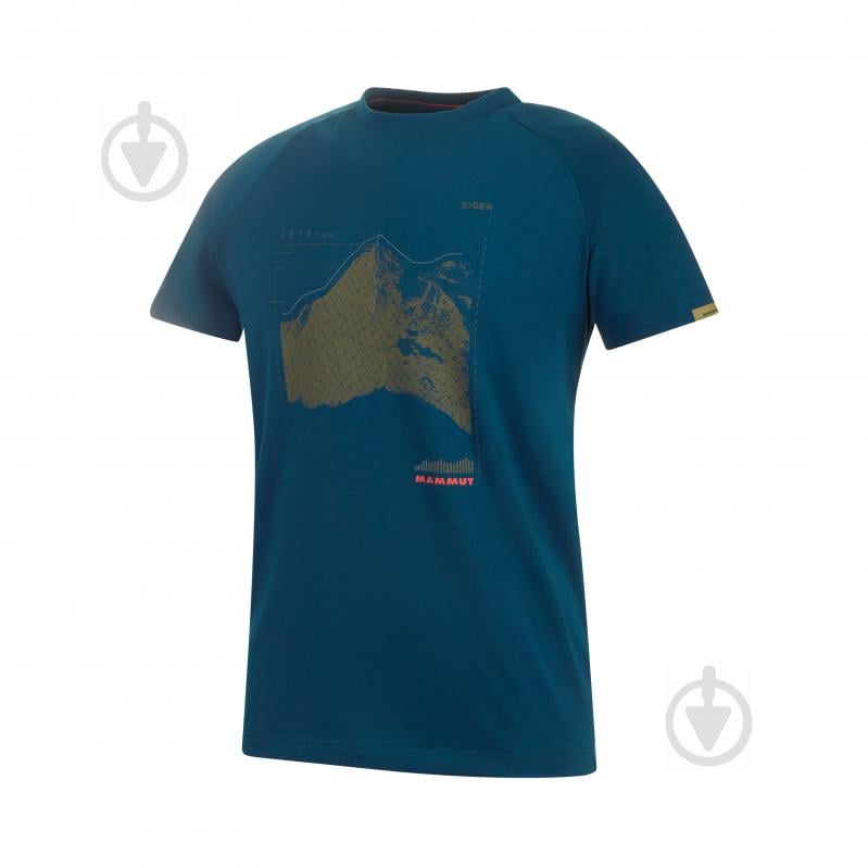 Футболка MAMMUT Mountain T-Shirt 1017-09842-50171 р.S бежевий - фото 1