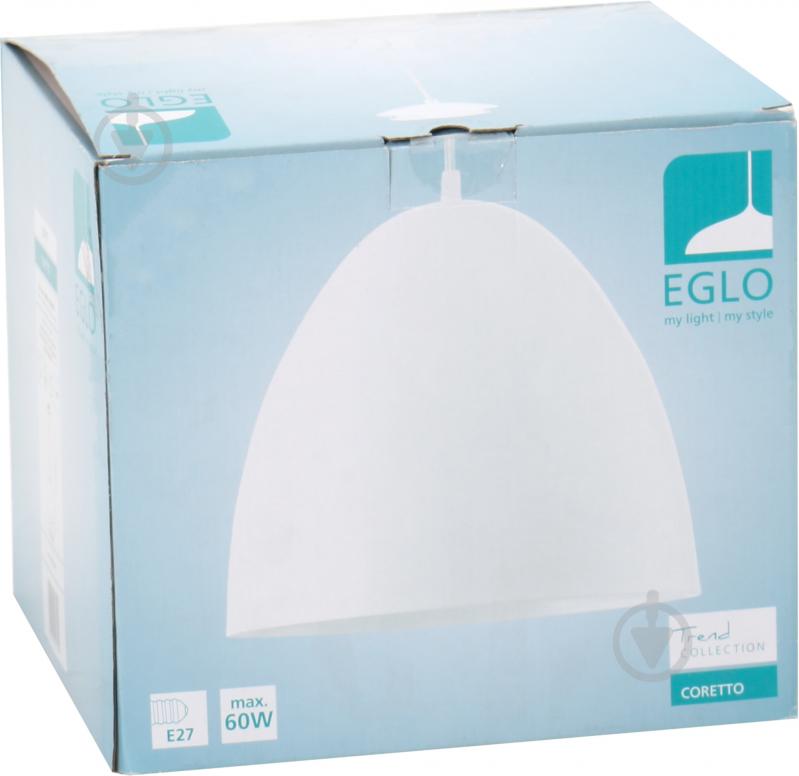 Підвіс Eglo CORETTO 1xE27 білий 92717 - фото 3 Підвіс Eglo CORETTO 1xE27 білий 92717 - фото 3