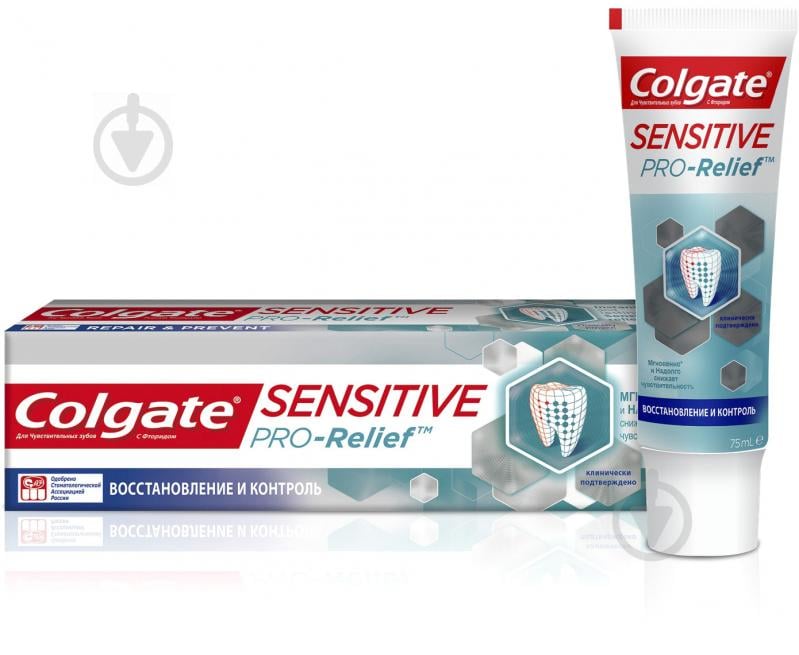 Зубна паста Colgate Sensitive Pro-Relief Відновлення та Контроль для чутливих зубів 75 мл - фото 2