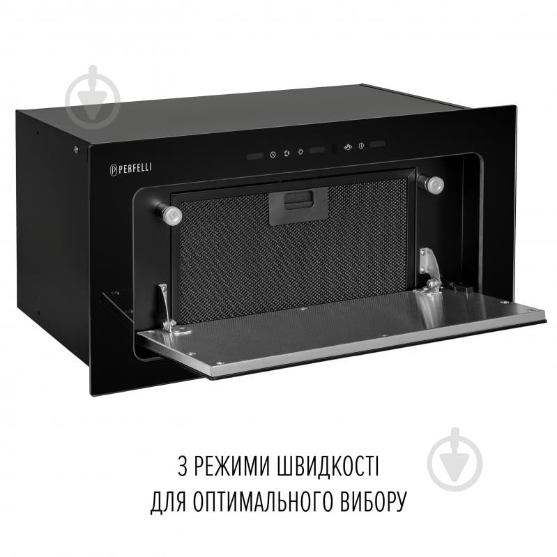 Витяжка Perfelli Design VISION 6 NERO SILENZIO - фото 11