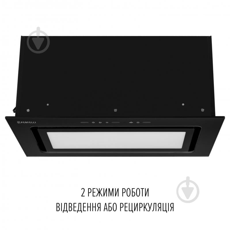 Витяжка Perfelli Design VISION 6 NERO SILENZIO - фото 6