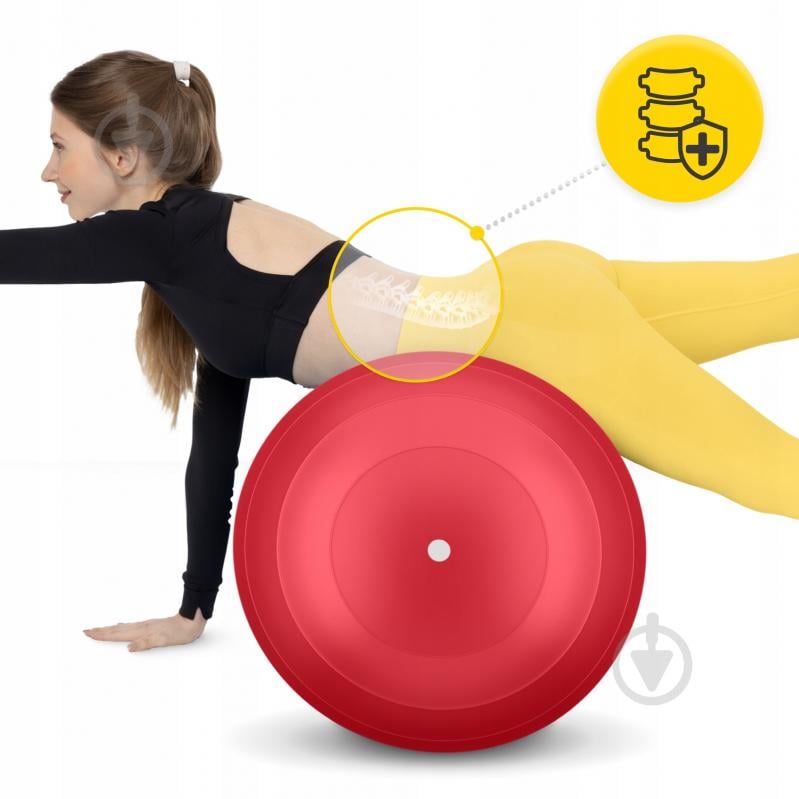 Фітбол 4fizjo Anti-Burst Red d90 см P-5907739318558 - фото 3 Фітбол 4fizjo Anti-Burst Red d90 см P-5907739318558 - фото 3