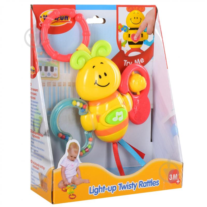 Игрушка-погремушка Winfun Бабочка 0626-NL - фото 2