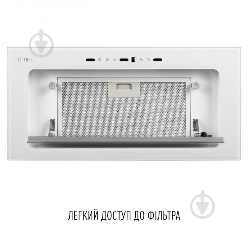 Витяжка Perfelli Design VISION 6 BIANCO SILENZIO - фото 6 Витяжка Perfelli Design VISION 6 BIANCO SILENZIO - фото 6