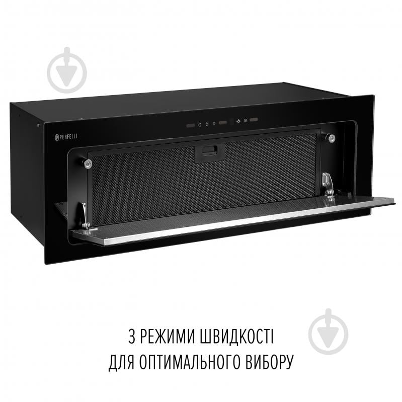 Вытяжка Perfelli Design VISION 9 NERO SILENZIO - фото 10