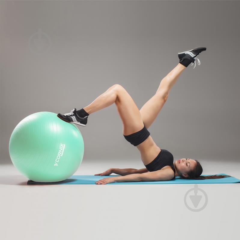 Фітбол Cornix Anti-Burst Mint d55 см XR-0360 - фото 9 Фітбол Cornix Anti-Burst Mint d55 см XR-0360 - фото 9