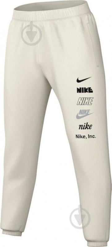 Брюки Nike CLUB+ BB CF PANT MLOGO DX0795-030 р. S бежевый - фото 8