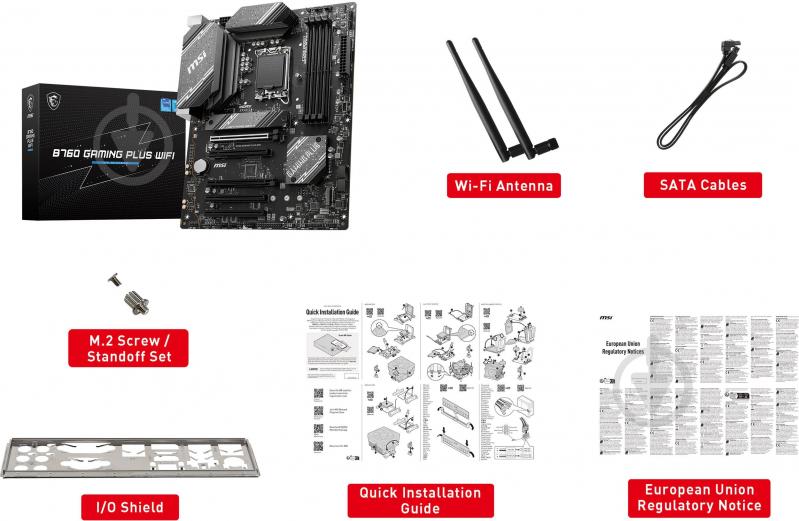 Материнская плата MSI 911-7D98-046 (Socket 1700, Intel B760, ATX) - фото 7