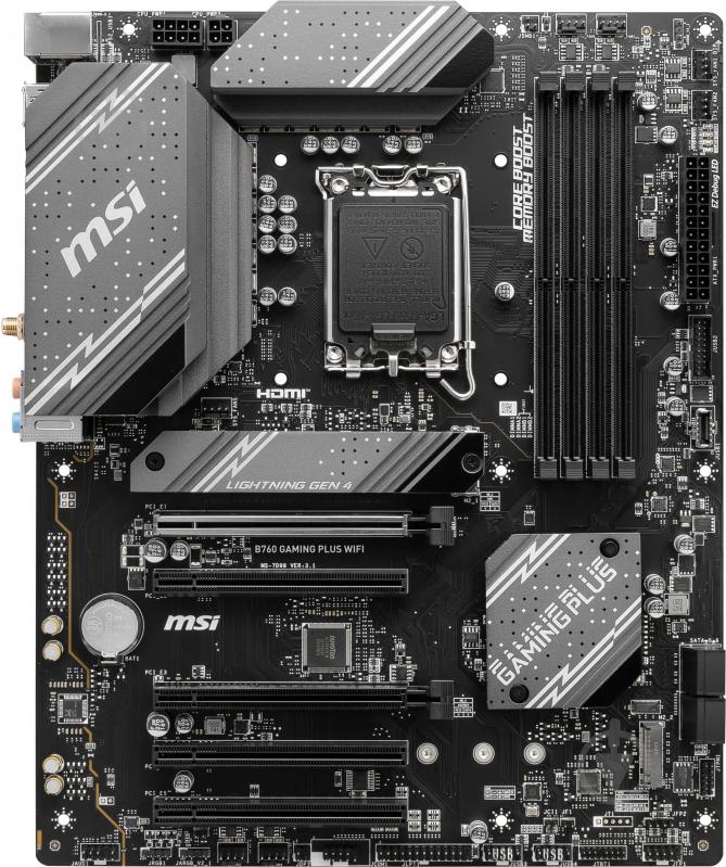 Материнская плата MSI 911-7D98-046 (Socket 1700, Intel B760, ATX) - фото 2