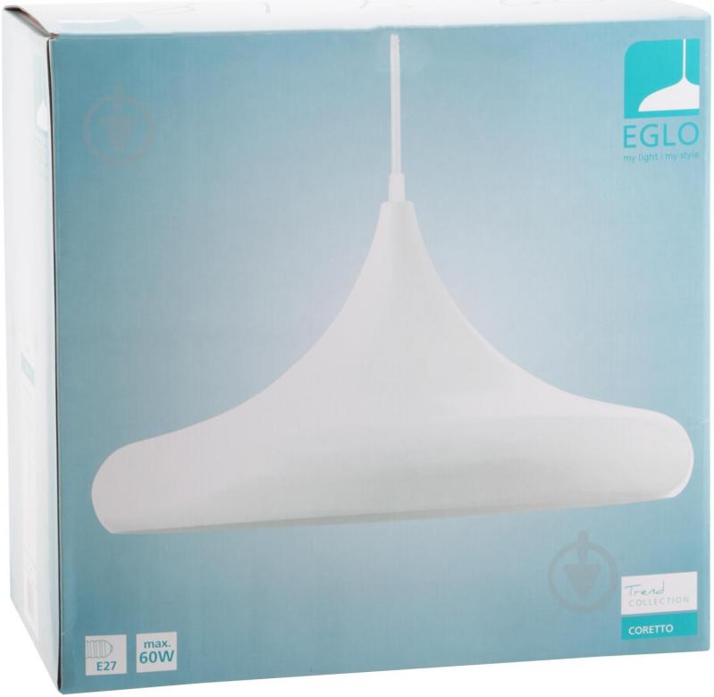 Подвес Eglo Coretto 1xE27 белый 92718 - фото 2