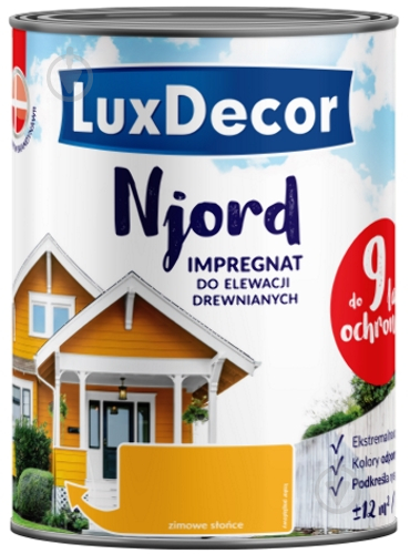 Імпрегнат LuxDecor Njord Безхмарне небо мат 0,75 л 0,9 кг - фото 2