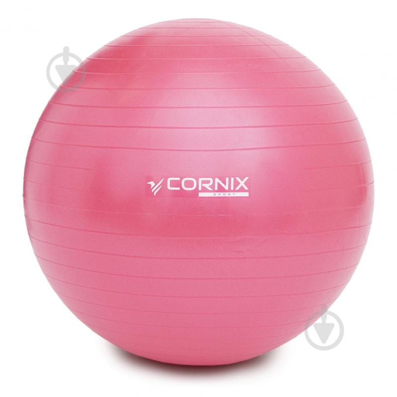 Фітбол Cornix Anti-Burst Pink d55 см XR-0017 - фото 2 Фітбол Cornix Anti-Burst Pink d55 см XR-0017 - фото 2