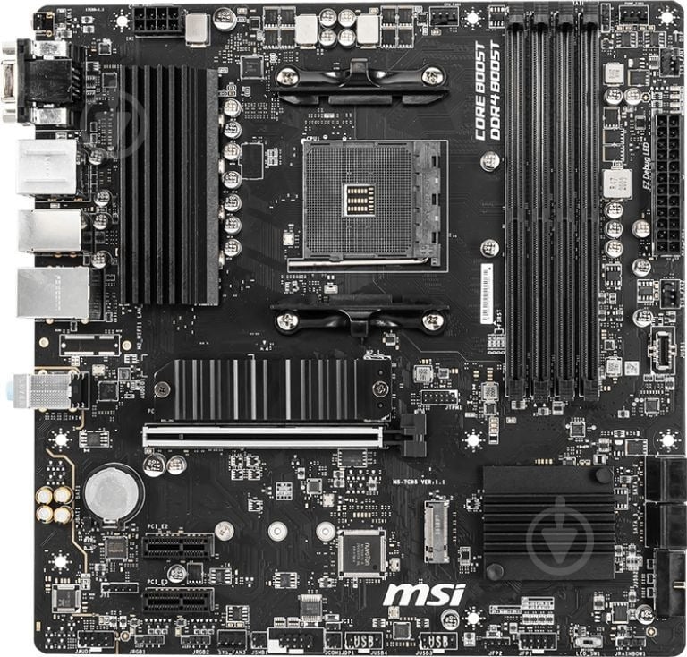 Материнська плата MSI 911-7C95-084 (Socket AM4, AMD B550, micro ATX) - фото 2