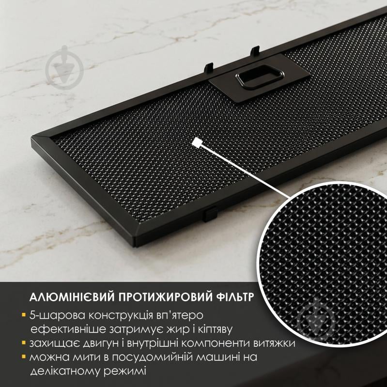 Вытяжка WEILOR LUMINA WBG 66 BLACK - фото 8