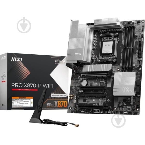 Материнская плата MSI 911-7E47-010 (Socket AM5, AMD X870, ATX) - фото 1 Материнская плата MSI 911-7E47-010 (Socket AM5, AMD X870, ATX) - фото 1