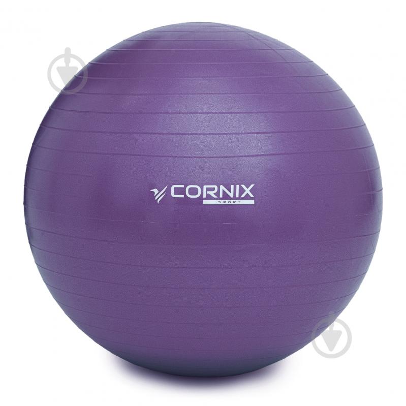 Фітбол Cornix Anti-Burst Violet d55 см XR-0016 - фото 2 Фітбол Cornix Anti-Burst Violet d55 см XR-0016 - фото 2