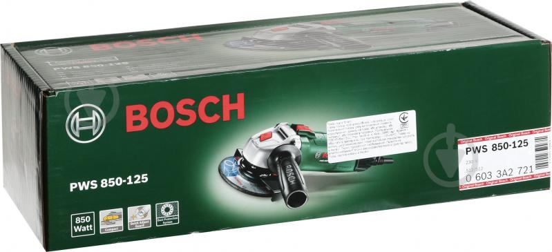 Болгарка (кутова шліфмашина) Bosch PWS 850 -125 06033A2722 - фото 5