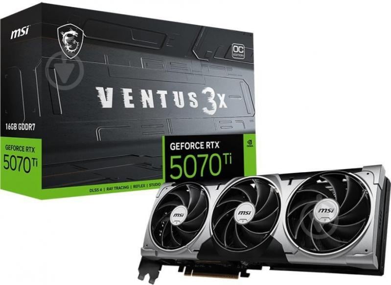 Відеокарта MSI GeForce RTX 5070 Ti VENTUS 3X OC 16GB GDDR7 256bit (912-V531-445) - фото 7