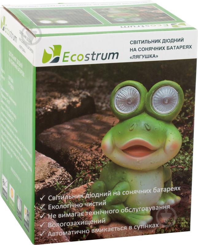 Светильник на солнечной батарее Ecostrum Лягушка 1,2 Вт IP44 зеленый TF13006-3 - фото 4