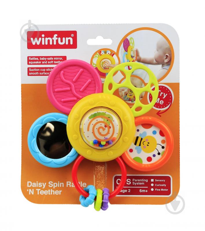 Погремушка-прорезыватель для зубов Winfun Цветок 0776-NI - фото 2