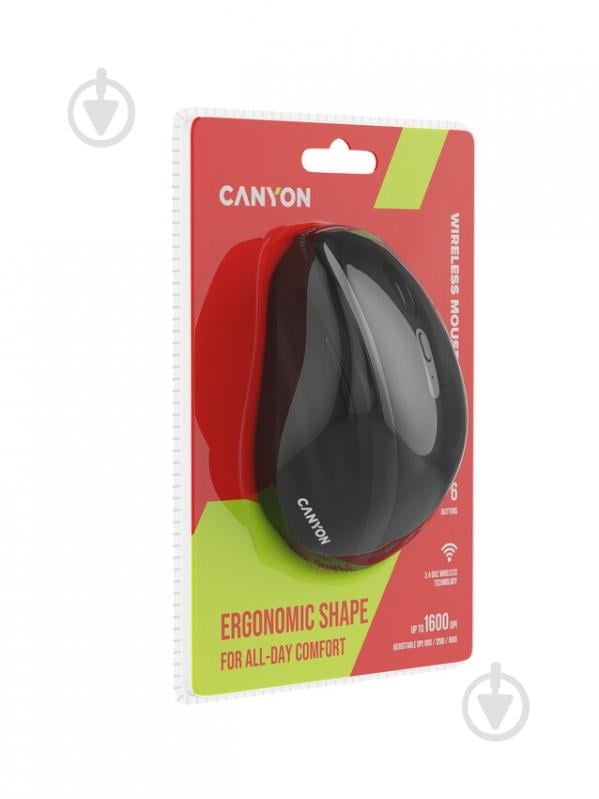 Мишка бездротова Canyon On Click 17 black (CNE-CMSW17B) - фото 14
