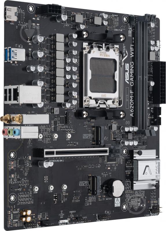 Материнская плата Asus 90MB1KT0-M0EAY0 (Socket AM5, AMD A620, micro ATX) - фото 3