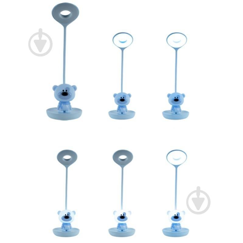 Настільна лампа KITE LED Bear 2,5 Вт блакитний K24-492-2-3 - фото 4