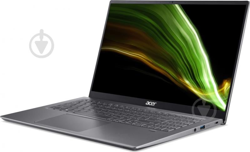 Ноутбук Acer Swift X SFX16-51G-54S5 16,1" (NX.AYKEU.006) steel gray - фото 3