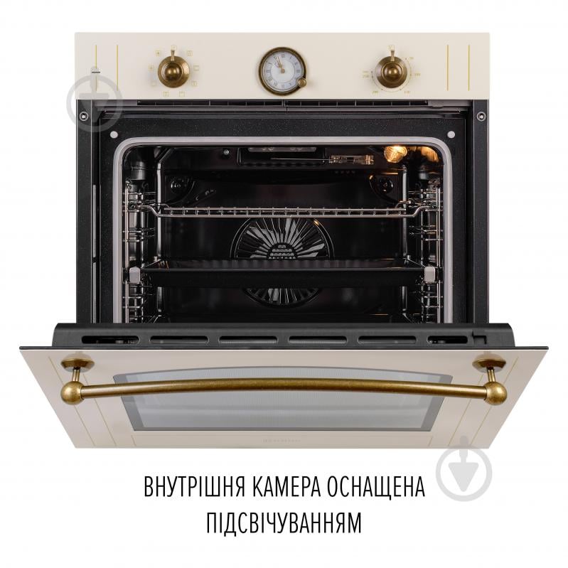 Духова шафа Perfelli RETRO 6A8N BEIGE - фото 10 Духова шафа Perfelli RETRO 6A8N BEIGE - фото 10