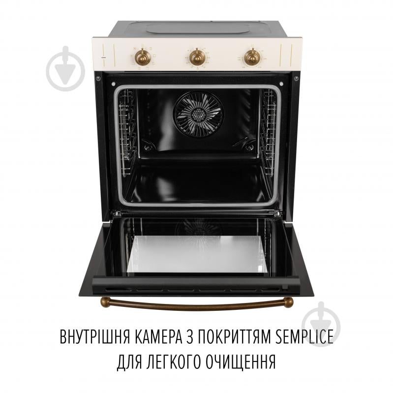 Духовой шкаф Perfelli RETRO 6M8L BEIGE - фото 10