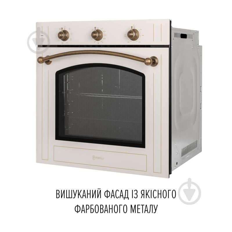 Духовой шкаф Perfelli RETRO 6M8L BEIGE - фото 8