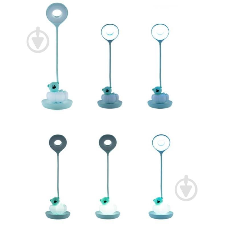 Настольная лампа KITE LED Cloudy Bear 2,5 Вт зеленый K24-493-2-4 - фото 4 Настольная лампа KITE LED Cloudy Bear 2,5 Вт зеленый K24-493-2-4 - фото 4