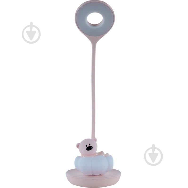 Настольная лампа KITE LED Cloudy Bear 2,5 Вт розовый K24-493-2-2 - фото 1