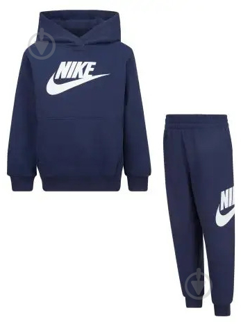 Спортивный костюм Nike CLUB FLEECE SET 86L135-U90 р.5 синий - фото 1