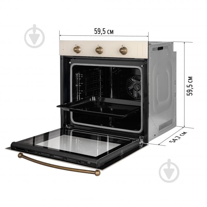 Духовой шкаф Perfelli VINTAGE 6M8L BEIGE - фото 17