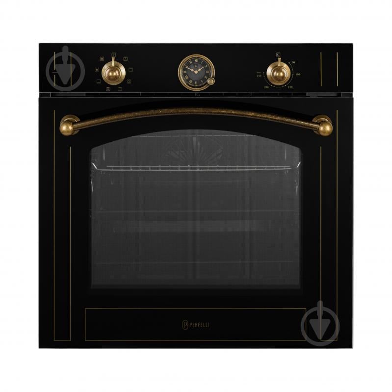Духовой шкаф Perfelli VINTAGE 6A8N NERO - фото 1