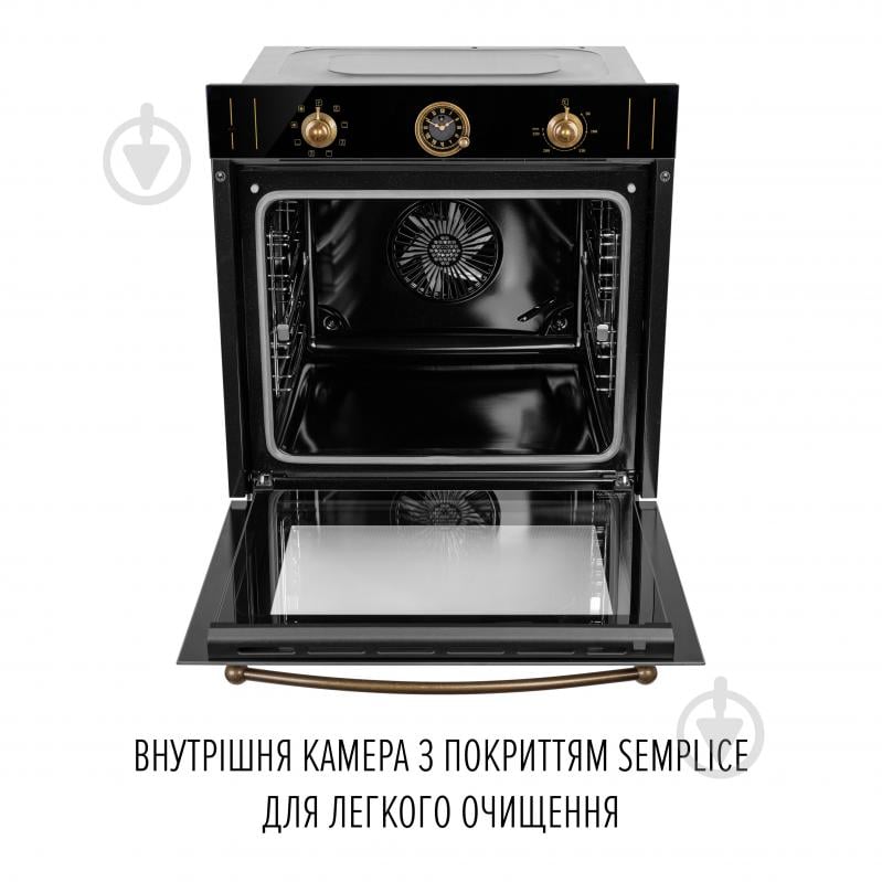 Духовой шкаф Perfelli VINTAGE 6A8N NERO - фото 11