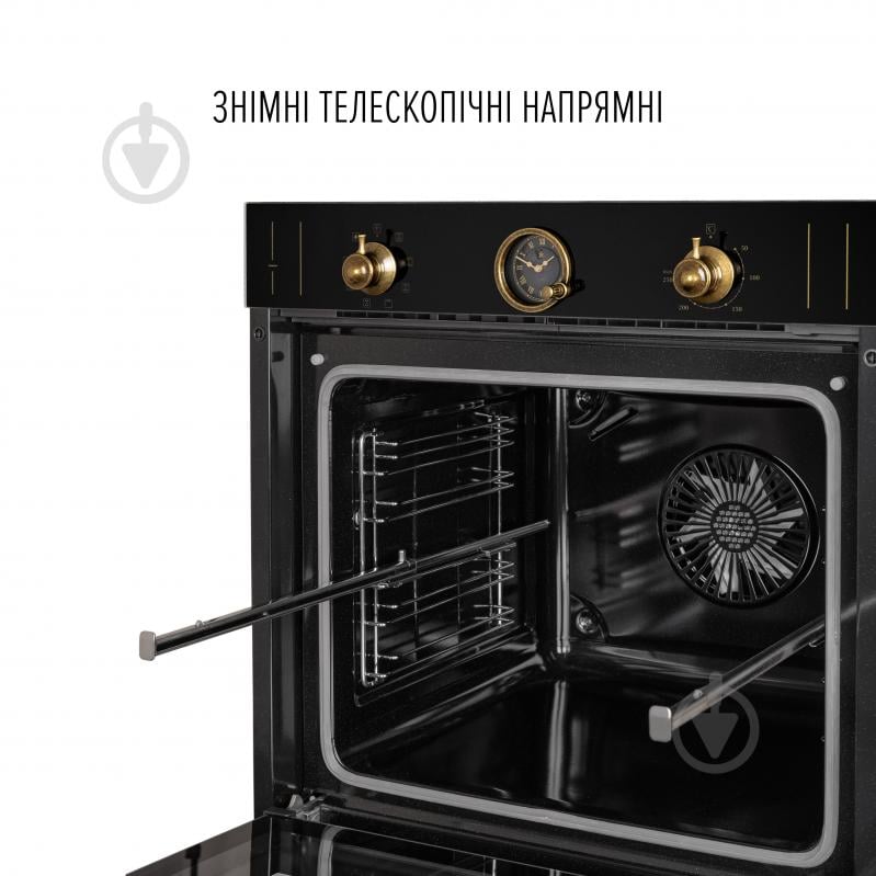 Духовой шкаф Perfelli VINTAGE 6A8N NERO - фото 9