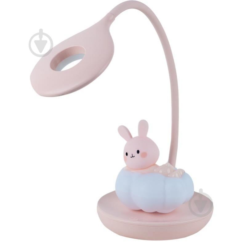 Настольная лампа KITE LED Cloudy Bunny 2,5 Вт розовый K24-493-1-2 - фото 2 Настольная лампа KITE LED Cloudy Bunny 2,5 Вт розовый K24-493-1-2 - фото 2