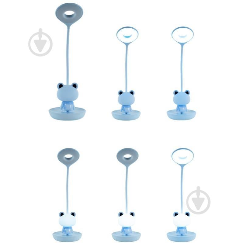 Настольная лампа KITE LED Froggy 2,5 Вт голубой K24-492-3-3 - фото 4 Настольная лампа KITE LED Froggy 2,5 Вт голубой K24-492-3-3 - фото 4