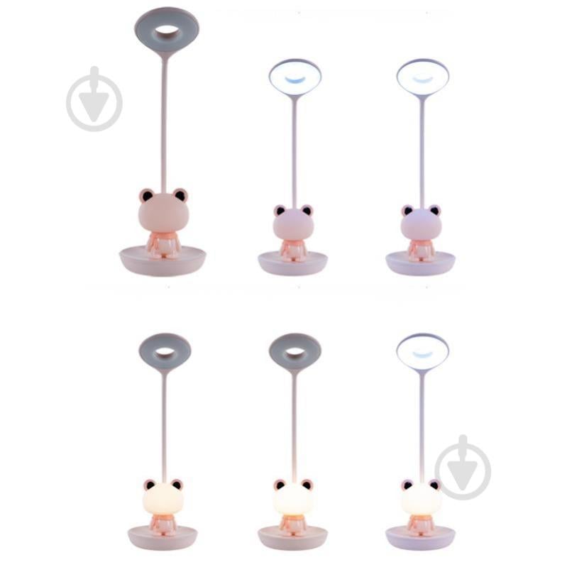 Настольная лампа KITE LED Froggy 2,5 Вт розовый K24-492-3-2 - фото 4 Настольная лампа KITE LED Froggy 2,5 Вт розовый K24-492-3-2 - фото 4