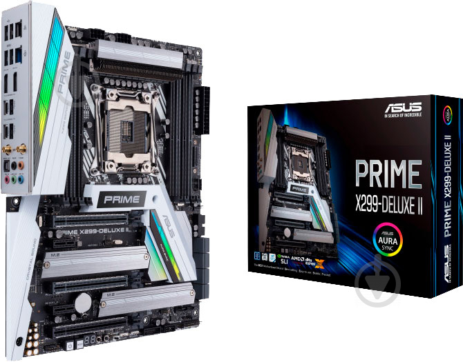 Материнська плата Asus PRIME X299-DELUXE II (Socket 2066, Intel X299, ATX) - фото 1