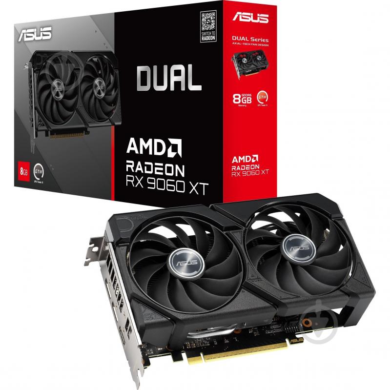 Видеокарта Asus Radeon RX 9060 XT DUAL 8GB GDDR6 128bit (90YV0MI1-M0NA00) - фото 15 Видеокарта Asus Radeon RX 9060 XT DUAL 8GB GDDR6 128bit (90YV0MI1-M0NA00) - фото 15