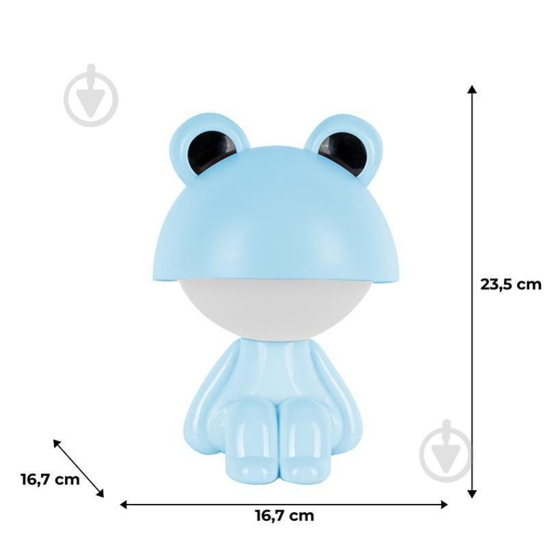 Светильник-ночник LED KITE Cute Froggy 2,5 Вт голубой K25-316-3-3 - фото 3 Светильник-ночник LED KITE Cute Froggy 2,5 Вт голубой K25-316-3-3 - фото 3
