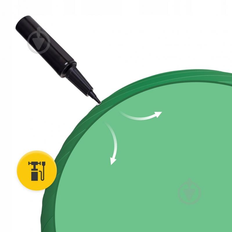 Фітбол 4fizjo Anti-Burst Green d75 см P-5907222931189 - фото 9