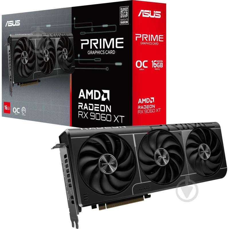 Відеокарта Asus Radeon RX 9060 XT OC PRIME 16GB GDDR6 128bit (90YV0LF1-M0NA00) - фото 10 Відеокарта Asus Radeon RX 9060 XT OC PRIME 16GB GDDR6 128bit (90YV0LF1-M0NA00) - фото 10